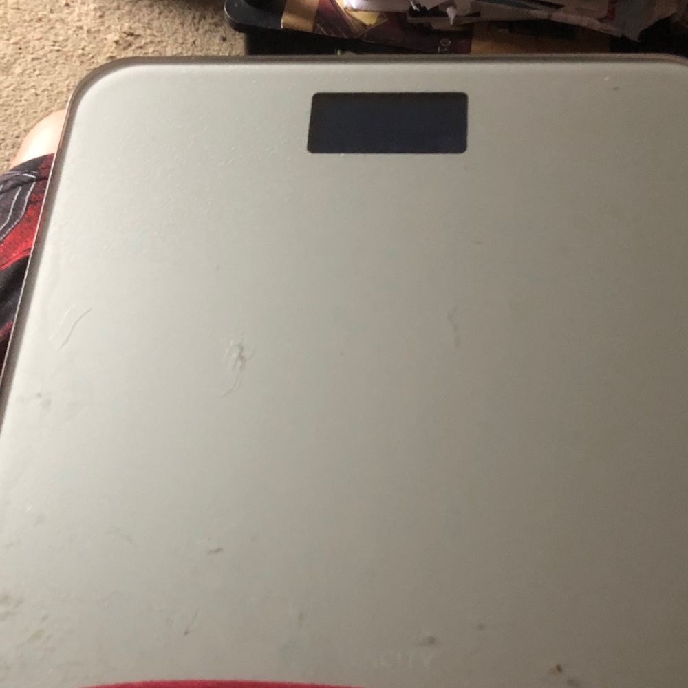 Digital Glass Bathroom Scale - Silver